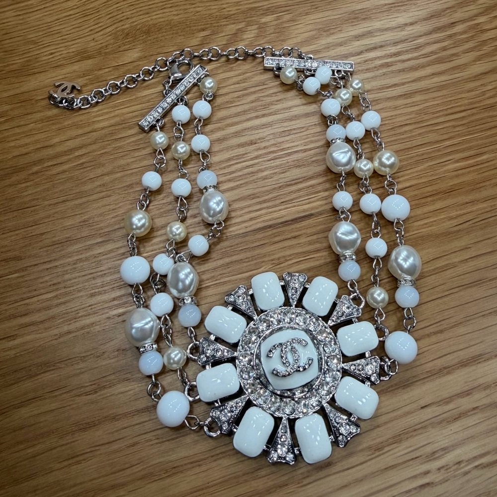 Chanel Multi-Strand Statement Choker Necklace - image 2